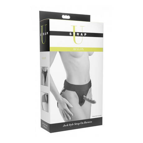 Strap-on-Harness Avalon Jack-Style Schwarz 29 cm