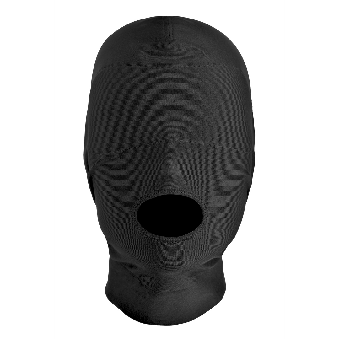Maske mit Mundöffnung Schwarz
