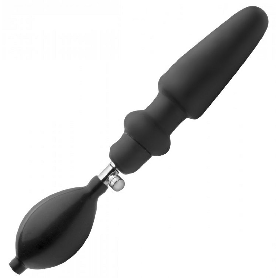 Analplug Expander aufblasbar mit Pumpe Schwarz 35 cm