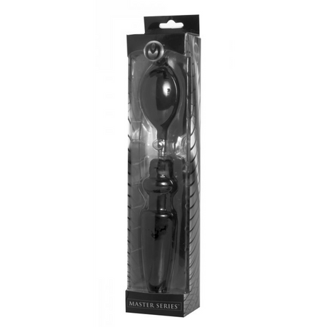Analplug Expander aufblasbar mit Pumpe Schwarz 35 cm