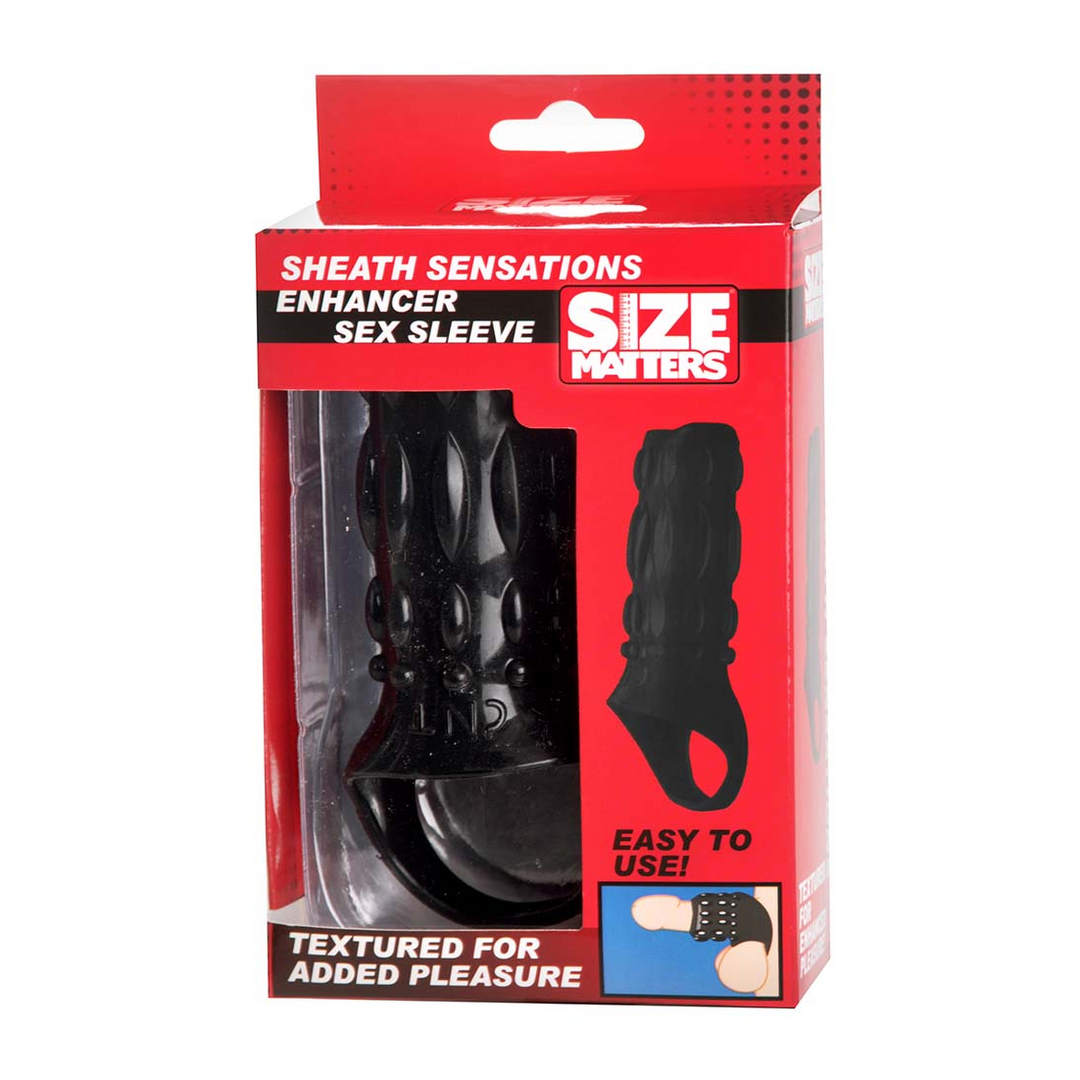 Penishülle Enhancer Schwarz 7,5 cm