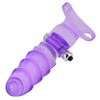 G-Punkt-Vibrator Frisky Double Finger Banger Fingerhülle TPE Violett 9 cm