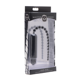 Dilator Dark Rod mit Vibration und Perlen Schwarz 14,2 cm