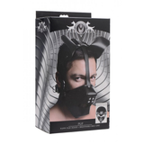 Puppy-Maske mit Ballknebel Schwarz 26,3 cm