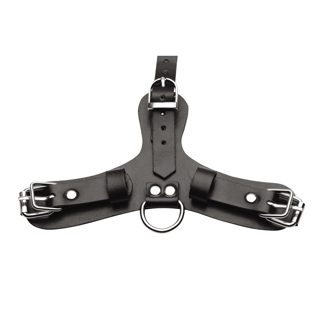 Puppy-Maske mit Ballknebel Schwarz 26,3 cm