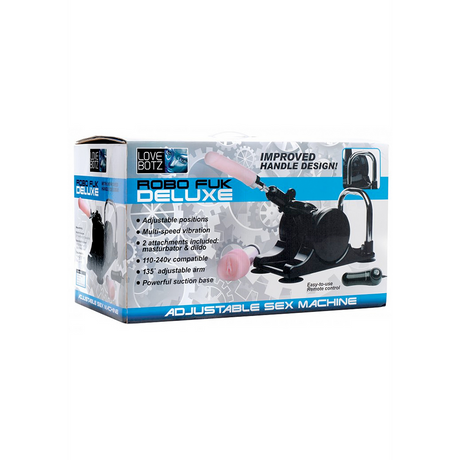 Sexmaschine Robo Fuk Deluxe verstellbar Schwarz 27,5 cm