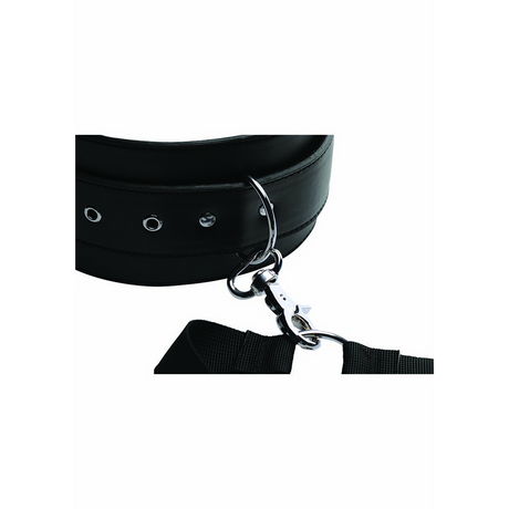 Oberschenkel-Harness mit Handfesseln Schwarz 122,5 cm