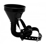 Knebel Latrine mit Trichter Schwarz 18 cm