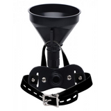Knebel Latrine mit Trichter Schwarz 18 cm
