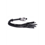 Flogger geflochten Schwarz