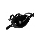 Kopfharness mit Ballknebel Schwarz Ø 5,1 cm