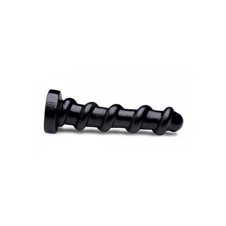 Dildo Schraube strukturiert Schwarz 31,8 cm
