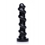 Dildo Schraube strukturiert Schwarz 31,8 cm