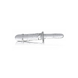 Dildo Brutus aus Glas Durchsichtig