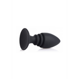 Herren-Harness mit Analplug aus Silikon Schwarz