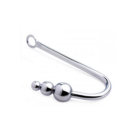 Analhaken mit Perlen Silber 40,6 cm