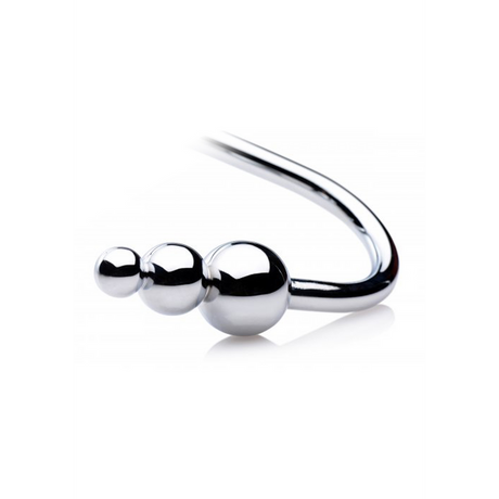 Analhaken mit Perlen Silber 40,6 cm
