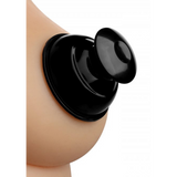 Nippelsauger Plunger mit Saugnapf Schwarz 4,4 cm