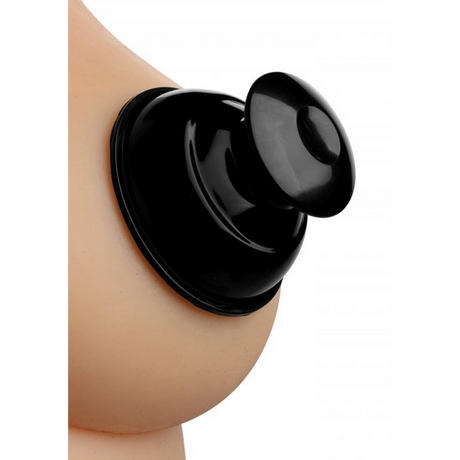 Nippelsauger Plunger mit Saugnapf Schwarz 4,4 cm