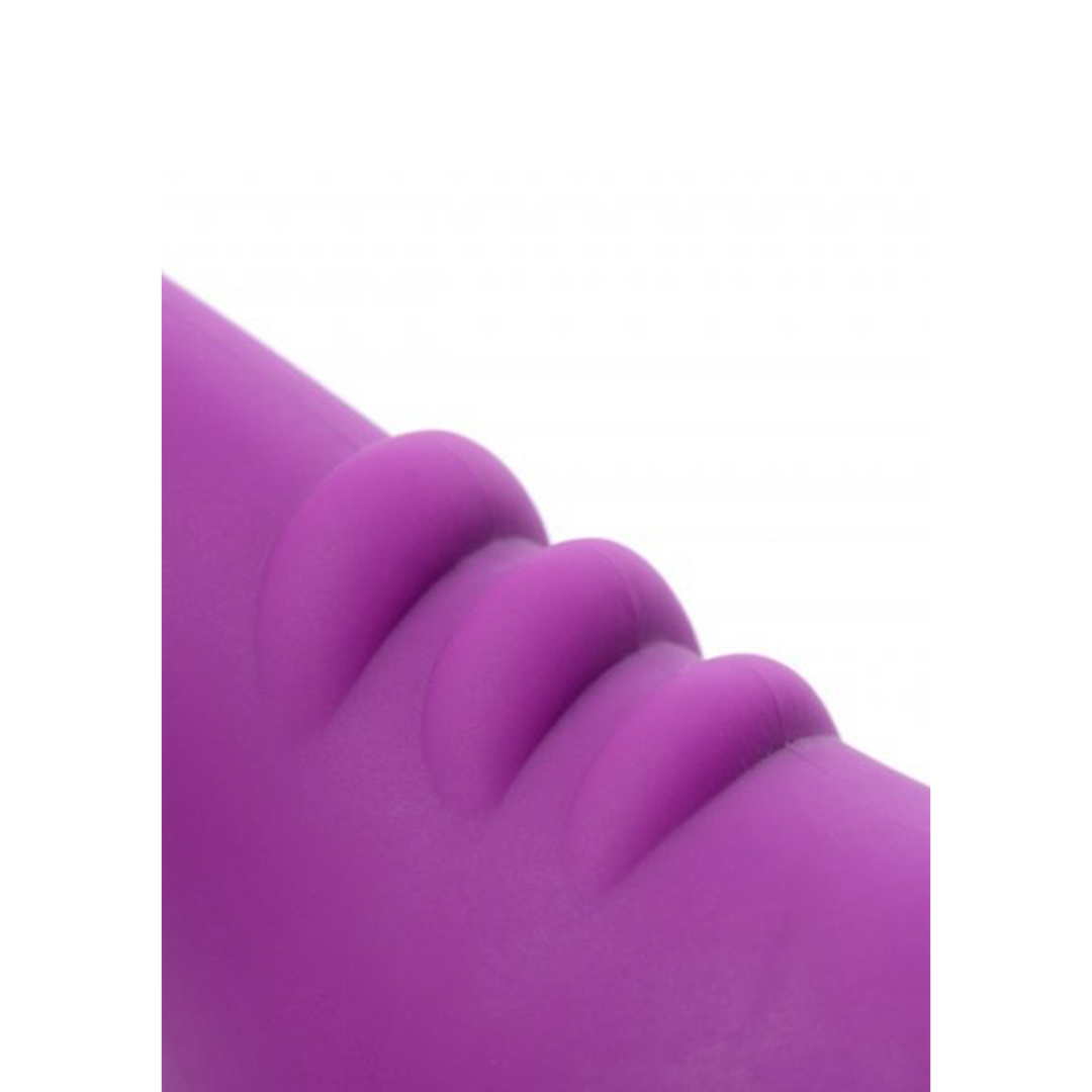 Strap-on Royal Rider ohne Gurt mit Vibration Violett 24,8 cm