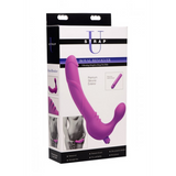 Strap-on Royal Rider ohne Gurt mit Vibration Violett 24,8 cm
