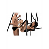 Sexschaukel mit Ständer Schwarz 215,9 cm