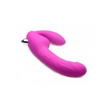 Strap-on Royal Rider ohne Gurt mit Vibration Violett 20,3 cm