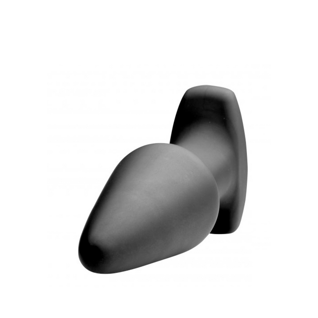 Analplug Modell R glatt Schwarz 14 cm