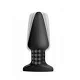 Analplug Modell R glatt Schwarz 14 cm