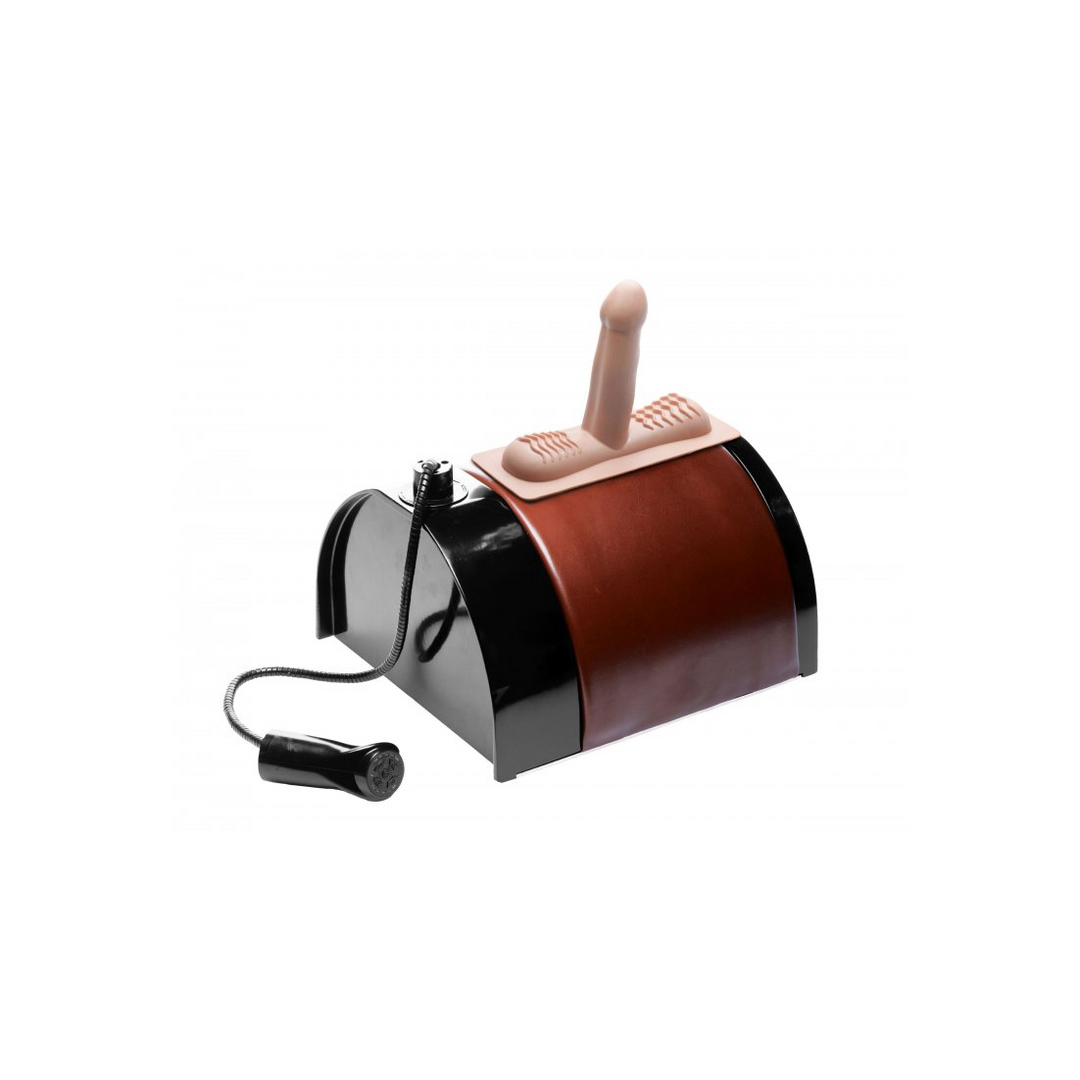 Sexmaschine Saddle Deluxe mit Doppelaufsatz Schwarz 34,3 cm