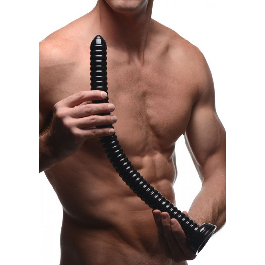Dildo Anal Snake Schwarz 50,8 cm