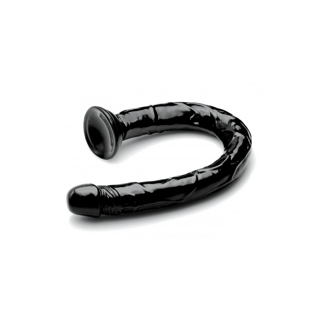 Realistischer Dildo Schlange Schwarz 50,8 cm