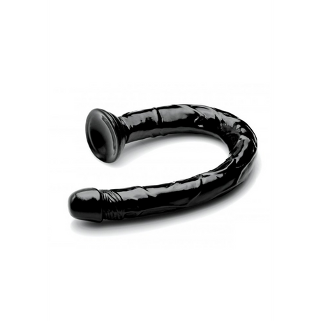 Realistischer Dildo Schlange Schwarz 50,8 cm
