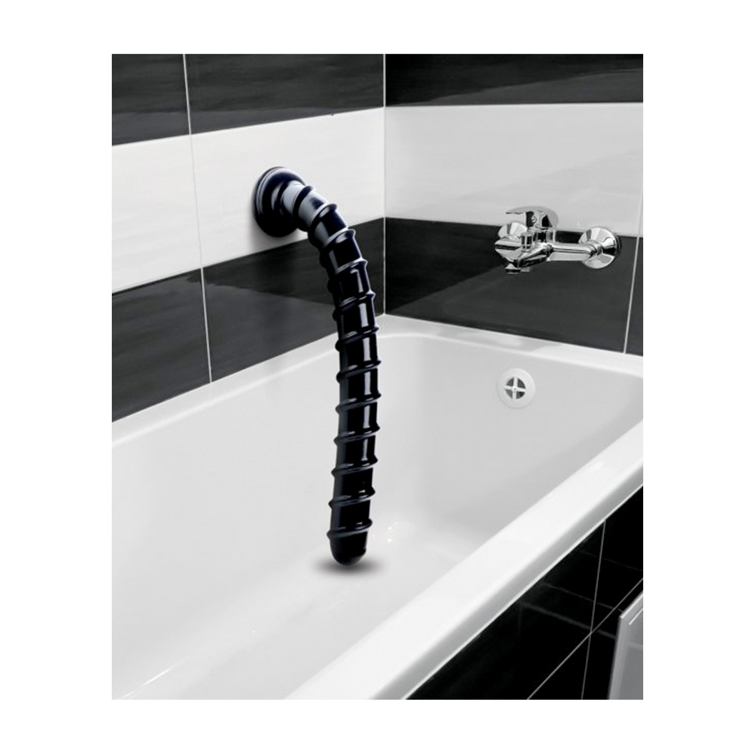 Dildo Schlange strukturiert Schwarz 48,3 cm Modell 2