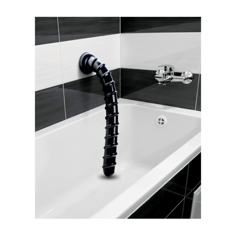 Dildo Schlange strukturiert Schwarz 48,3 cm Modell 2