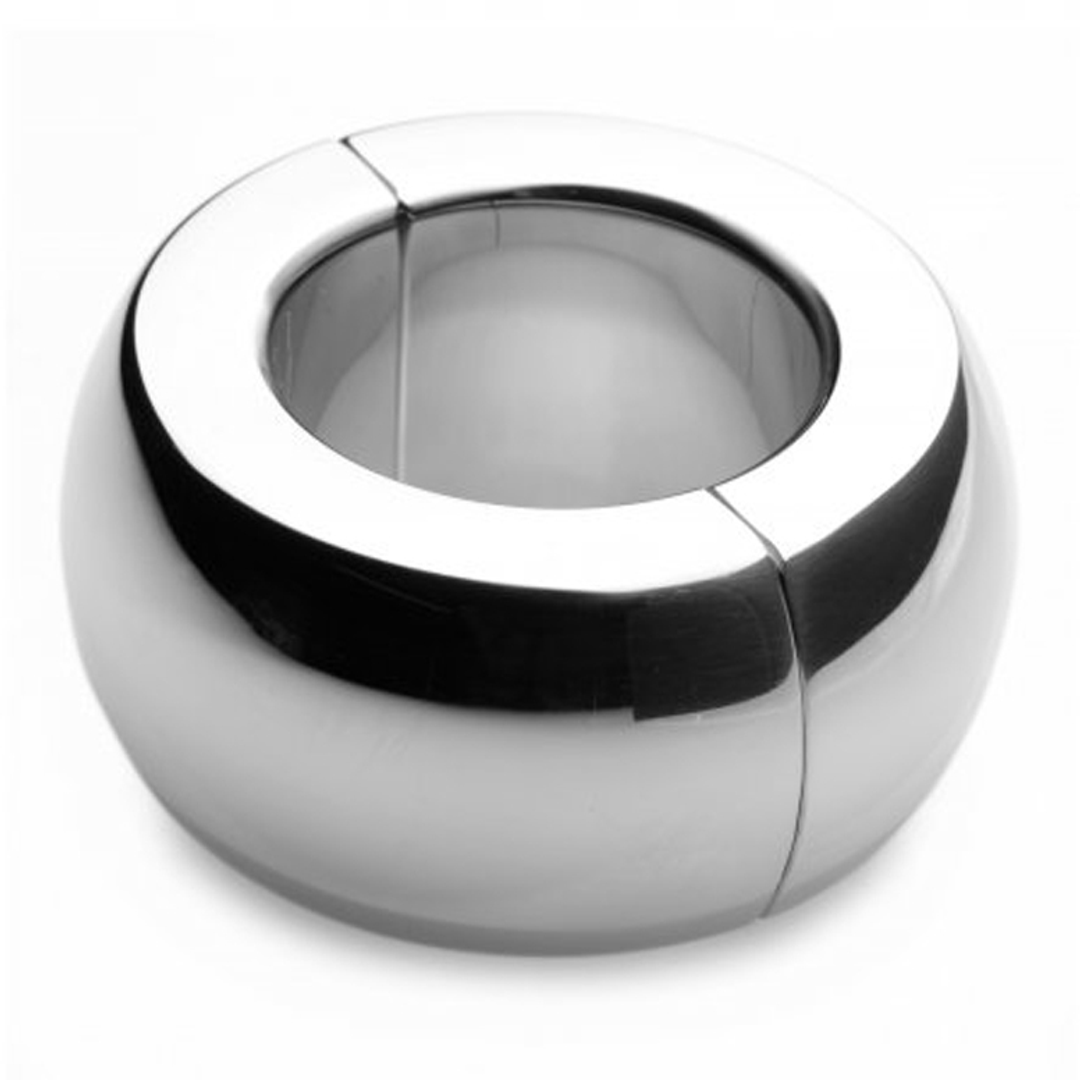 Hodenstretcher Magnet Master XL magnetisch Silber 15,8 cm