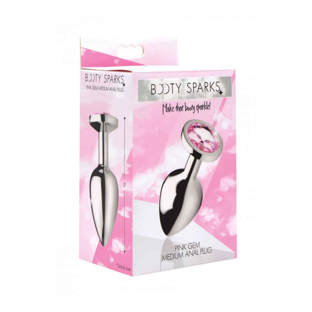 Analplug Gem Pink 7,6 cm