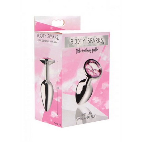 Analplug Gem Pink 7,6 cm