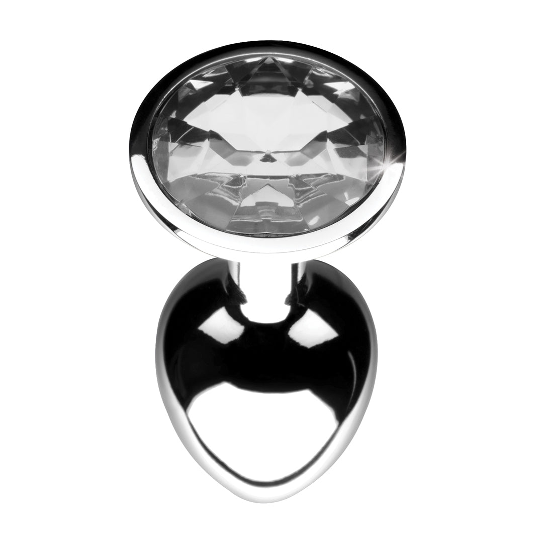 Analplug Gem klein Durchsichtig 6,3 x Ø 2,8 cm