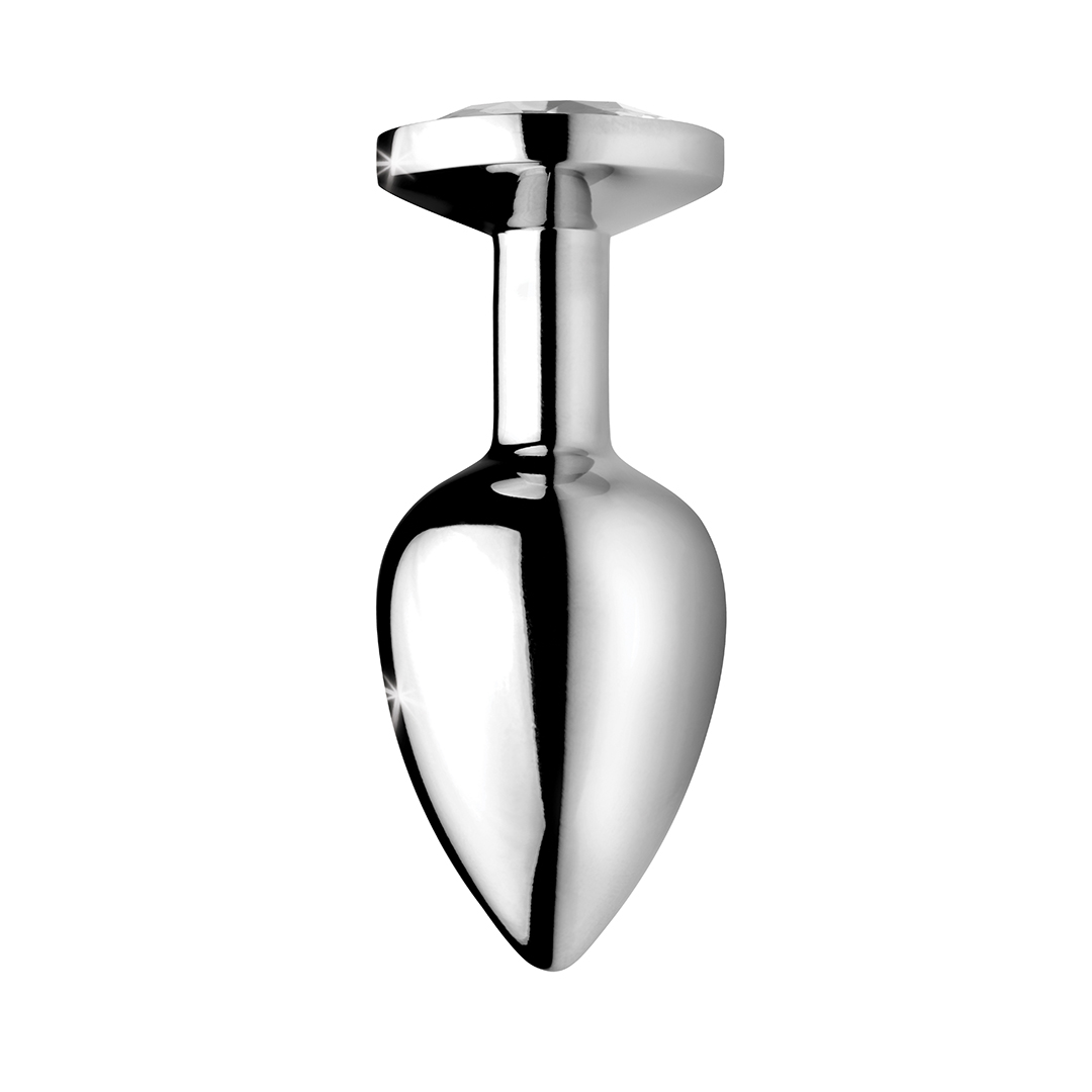 Analplug Gem klein Durchsichtig 6,3 x Ø 2,8 cm