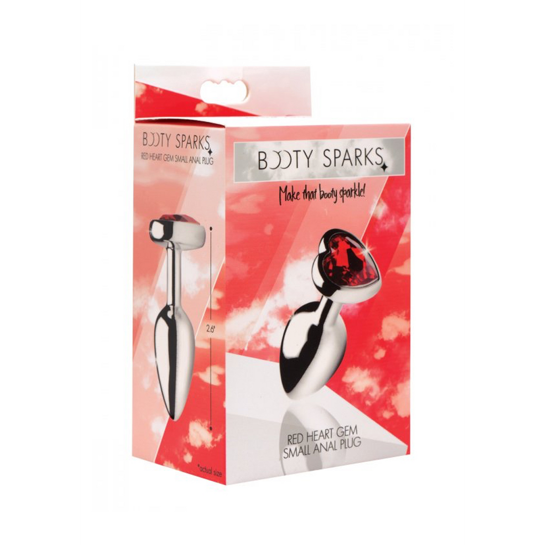 Analplug Herz Rot 7,6 cm