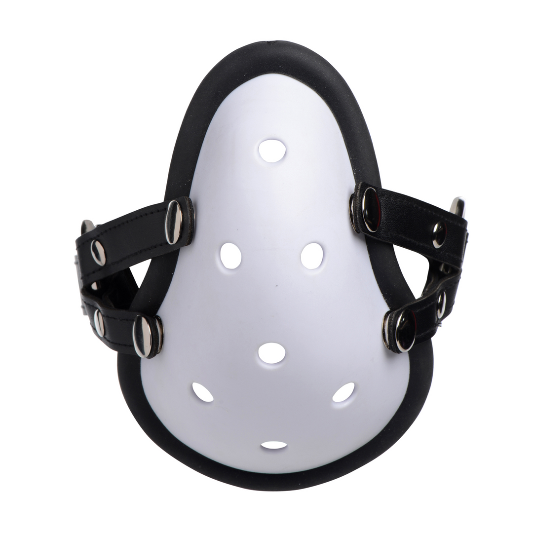 Knebel Athletic Cup mit abnehmbaren Riemen Weiß 16,5 cm