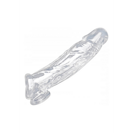 Penishülle realistisch mit Hodenstretcher Durchsichtig 21,6 x Ø 4,4 cm