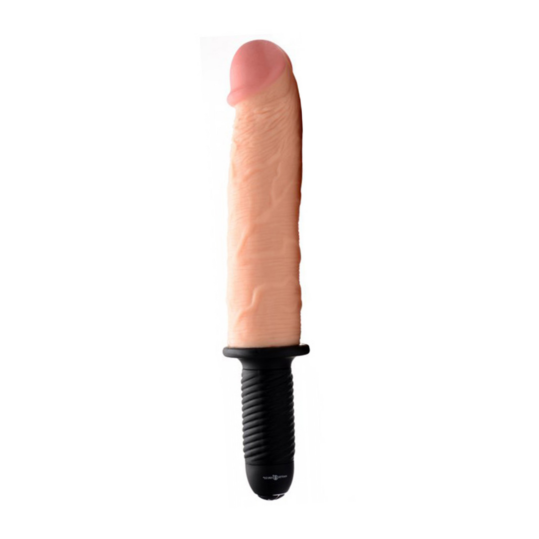 Realistischer Vibrator Onslaught XXL stoßend Hautfarbe 24,8 x Ø 5,8 cm