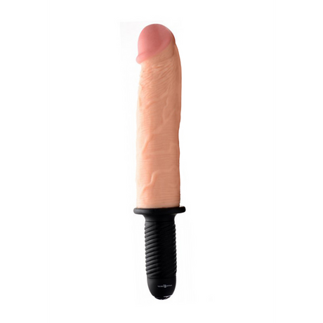 Realistischer Vibrator Onslaught XXL stoßend Hautfarbe 24,8 x Ø 5,8 cm
