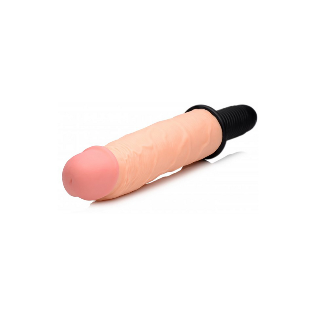 Realistischer Vibrator Onslaught XXL stoßend Hautfarbe 24,8 x Ø 5,8 cm