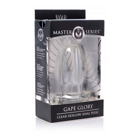 Analplug Gape Glory hohl Durchsichtig 7,6 x Ø 4,8 cm