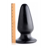 Analplug Gigantor XXXL konisch Schwarz 22,2 x Ø 12,1 cm