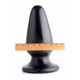 Analplug Gigantor XXXL konisch Schwarz 22,2 x Ø 12,1 cm