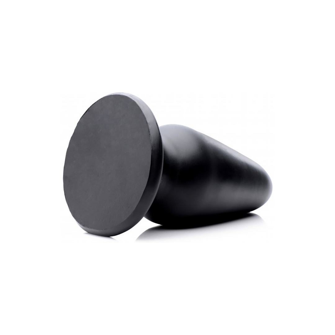 Analplug Gigantor XXXL konisch Schwarz 22,2 x Ø 12,1 cm